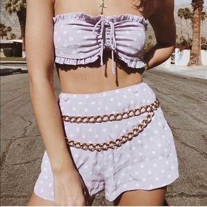 Privacy Please lilac dot set